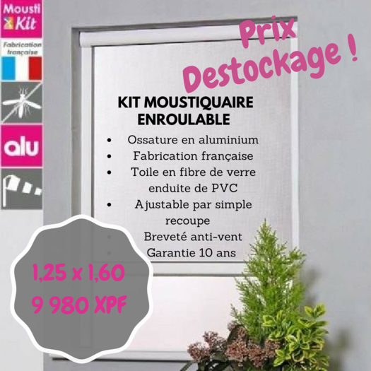 Grand déstockage moustiquaires enroulables