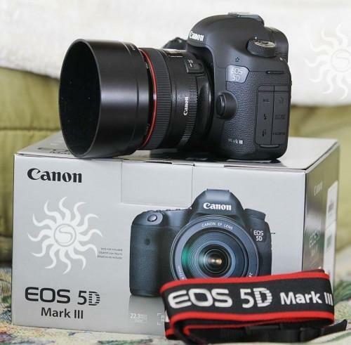 Canon EOS 5D Mark III avec objectif EF 24-105 mm IS
